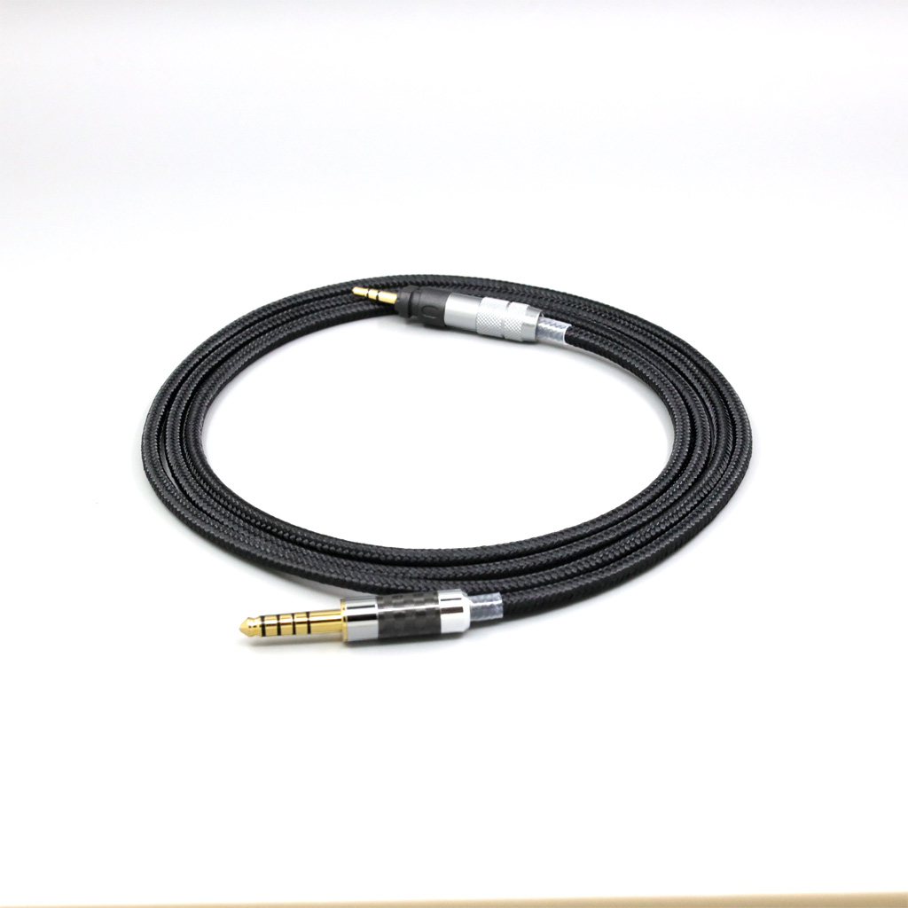 Super Soft Headphone Nylon OFC Cable For Shure SRH840 SRH940 SRH440 SRH750DJ Philips SHP9000 SHP8900