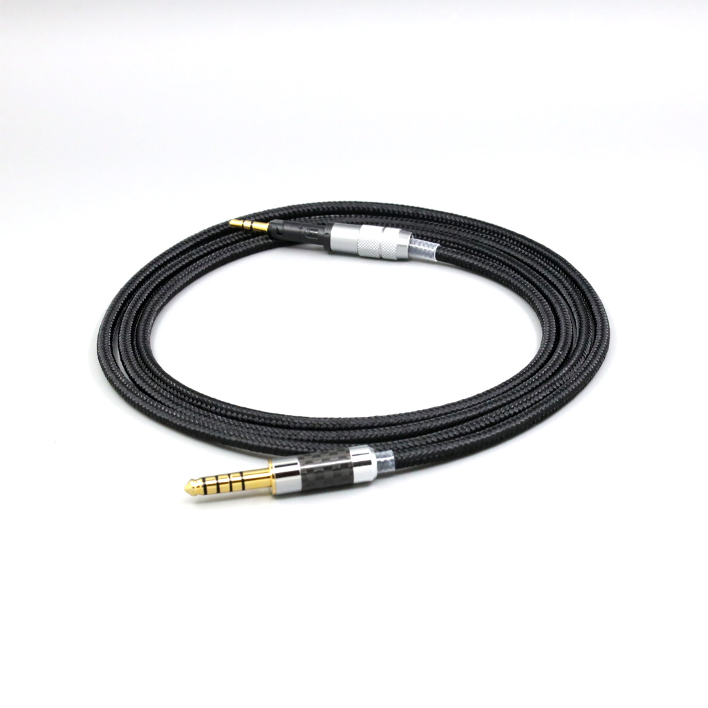 Super Soft Headphone Nylon OFC Cable For Sennheiser HD6 HD7 HD8 MIX DJ HD595 Earphone Headset