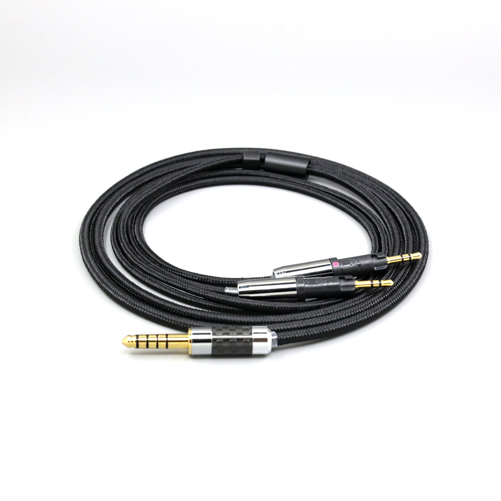 Super Soft Headphone Nylon OFC Cable For Audio-Technica ATH-R70X Earphone