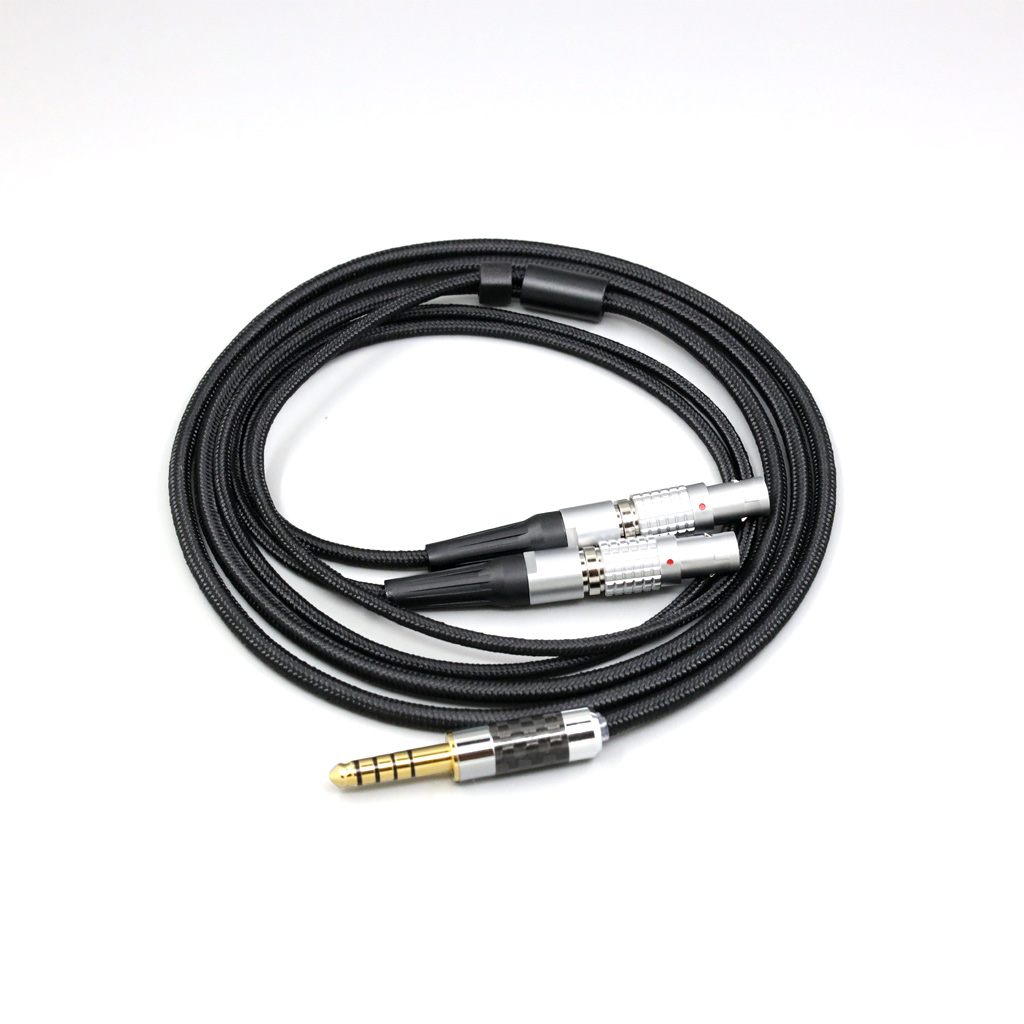 Super Soft Headphone Nylon OFC Cable For Focal Utopia Fidelity Circumaural Headphone Earphone headset