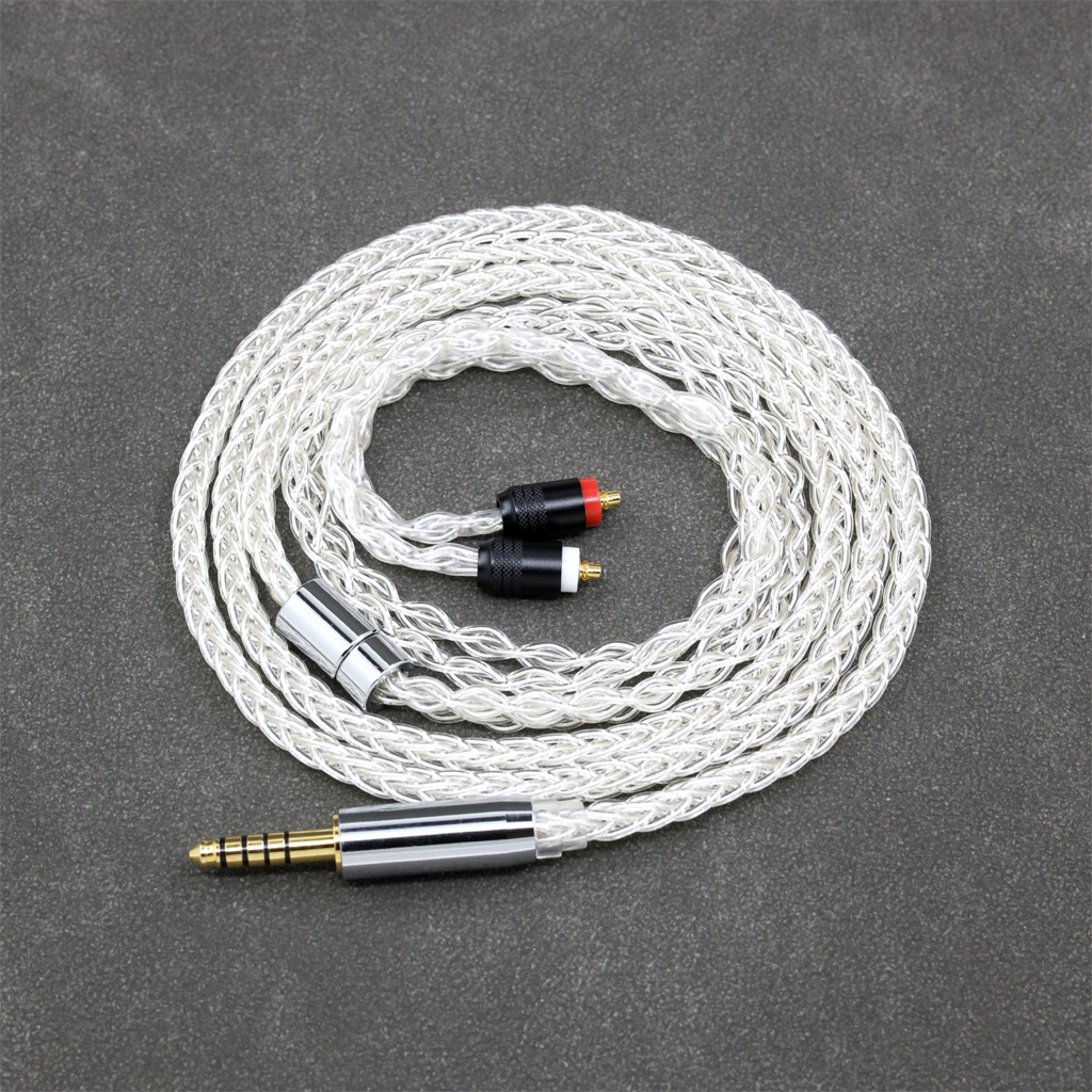 8 Core 99% 7n Pure Silver Palladium Earphone Cable For Sony XBA-H2 XBA-H3 xba-A3 xba-A2