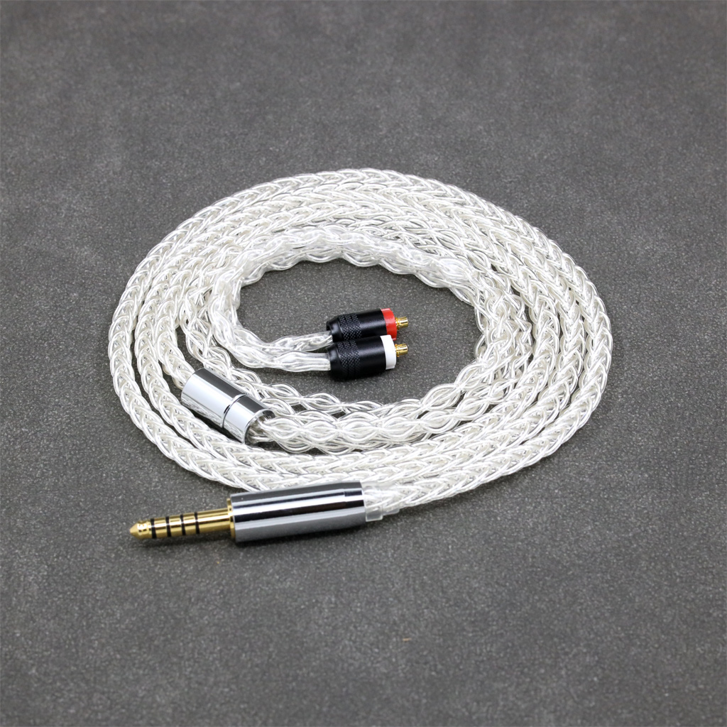 8 Core 99% 7n Pure Silver Palladium Earphone Cable For Sony XBA-H2 XBA-H3 xba-A3 xba-A2