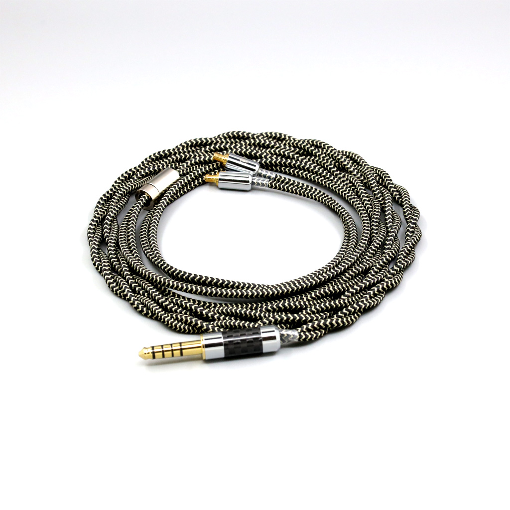 2 Core 2.8mm Litz OFC Earphone Braided Sleeve Cable For Audio Technica ATH-CKR100 CKR90 CKS1100 CKR100IS CKS1100IS