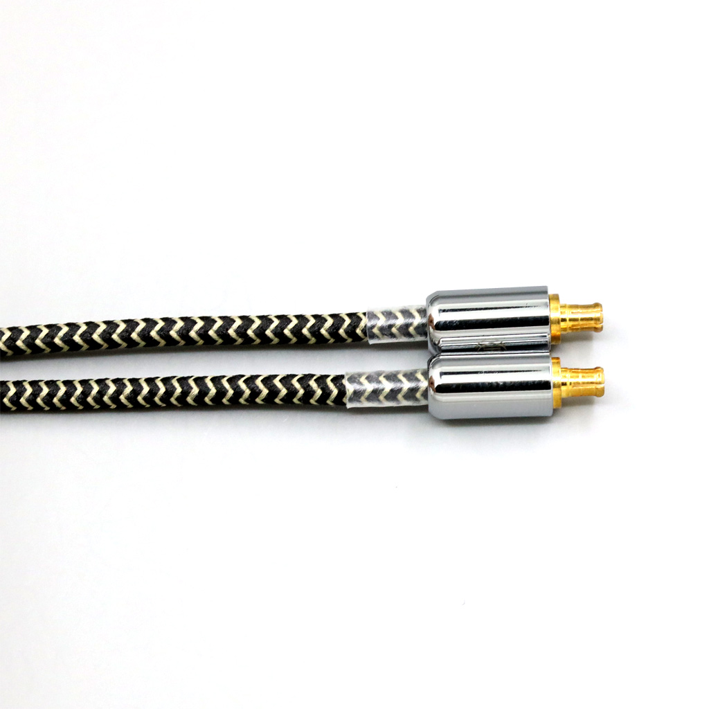 2 Core 2.8mm Litz OFC Earphone Braided Sleeve Cable For Audio Technica ATH-CKR100 CKR90 CKS1100 CKR100IS CKS1100IS