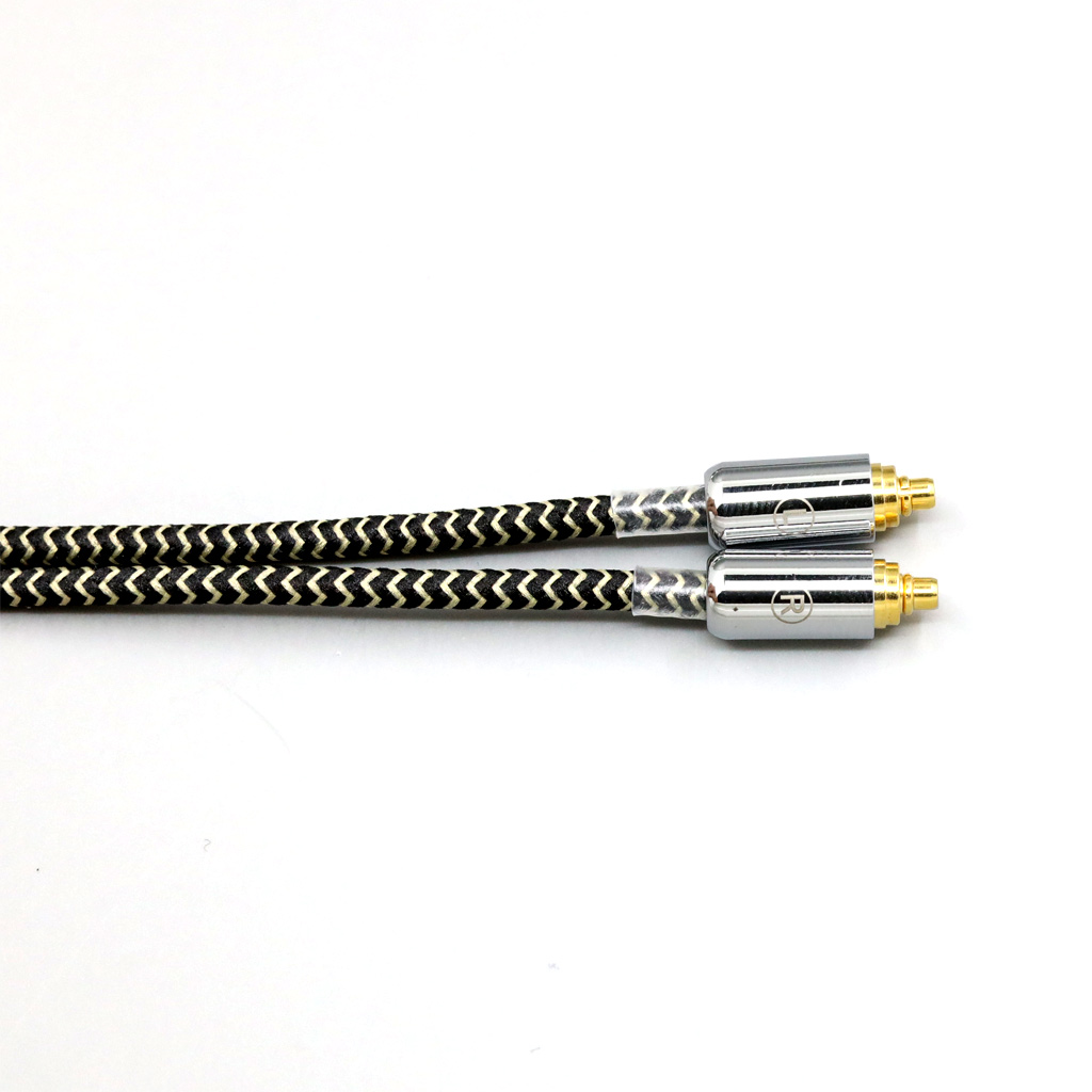2 Core 2.8mm Litz OFC Earphone Shield Braided Sleeve Cable For AKG N5005 N30 N40 MMCX