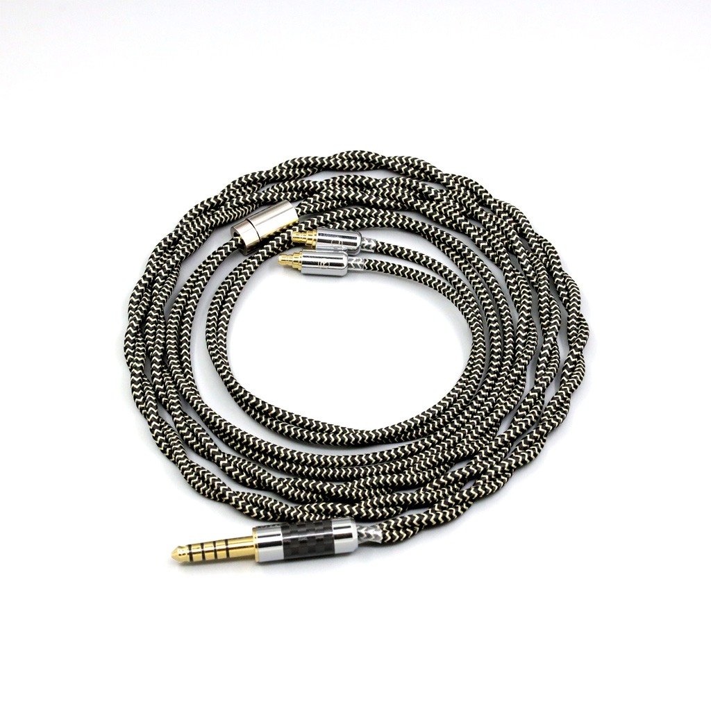 2 Core 2.8mm Litz OFC Earphone Shield Braided Sleeve Cable For Sennheiser IE100 IE400 IE500 Pro