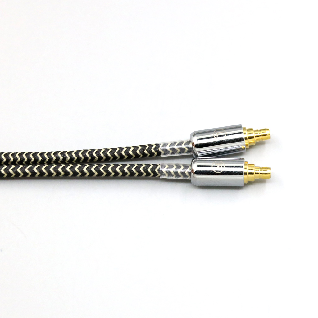 2 Core 2.8mm Litz OFC Earphone Shield Braided Sleeve Cable For Sennheiser IE100 IE400 IE500 Pro