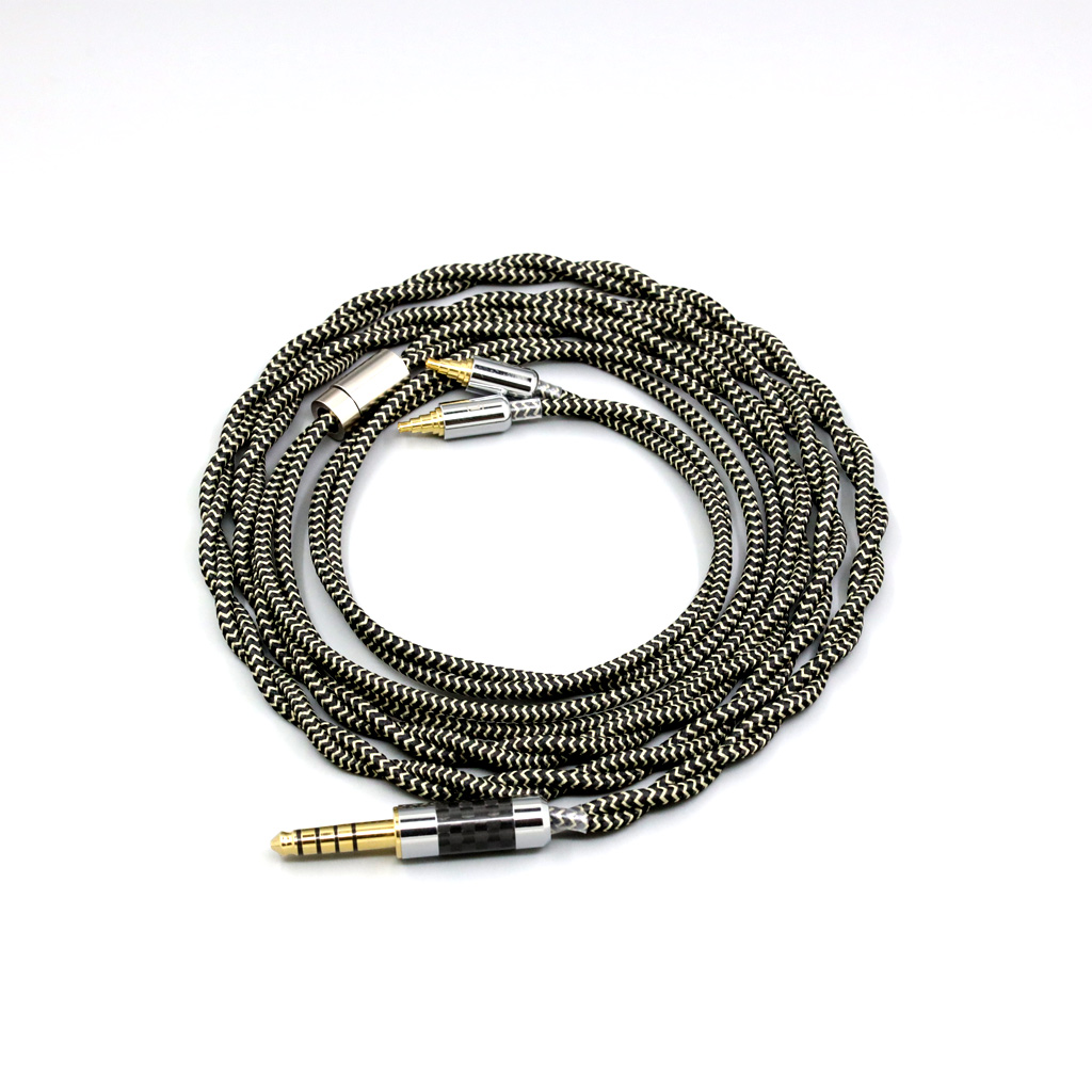 2 Core 2.8mm Litz OFC Earphone Shield Braided Sleeve Cable For Sennheiser IE40 Pro IE40pro