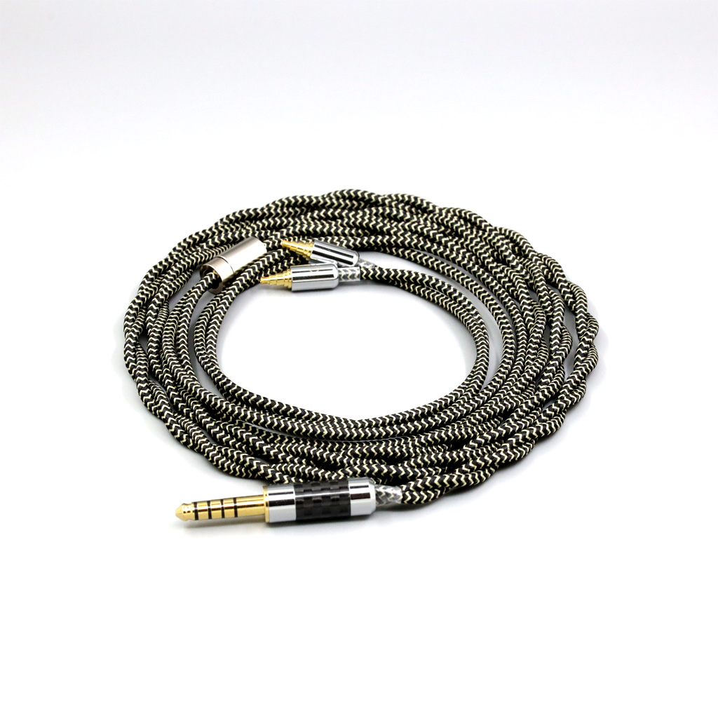 2 Core 2.8mm Litz OFC Earphone Shield Braided Sleeve Cable For Sennheiser IE40 Pro IE40pro