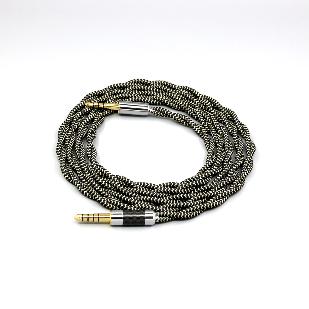 2 Core 2.8mm Litz OFC Earphone Shield Braided Sleeve Cable For Denon AH-mm400 AH-mm300 AH-mm200 Beats solo2 solo3 SHP9500