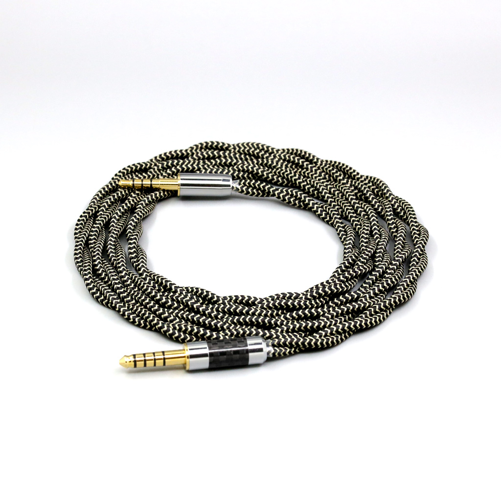 2 Core 2.8mm Litz OFC Earphone Shield Braided Sleeve Cable For Denon AH-mm400 AH-mm300 AH-mm200 Beats solo2 solo3 SHP9500