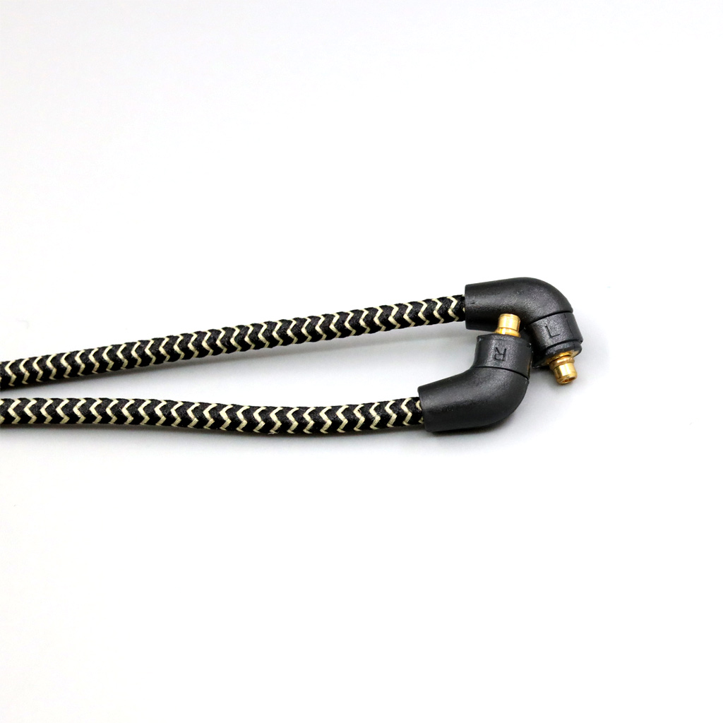 2 Core 2.8mm Litz OFC Earphone Shield Braided Sleeve Cable For Etymotic ER4SR ER4XR ER3XR ER3SE ER2XR ER2SE