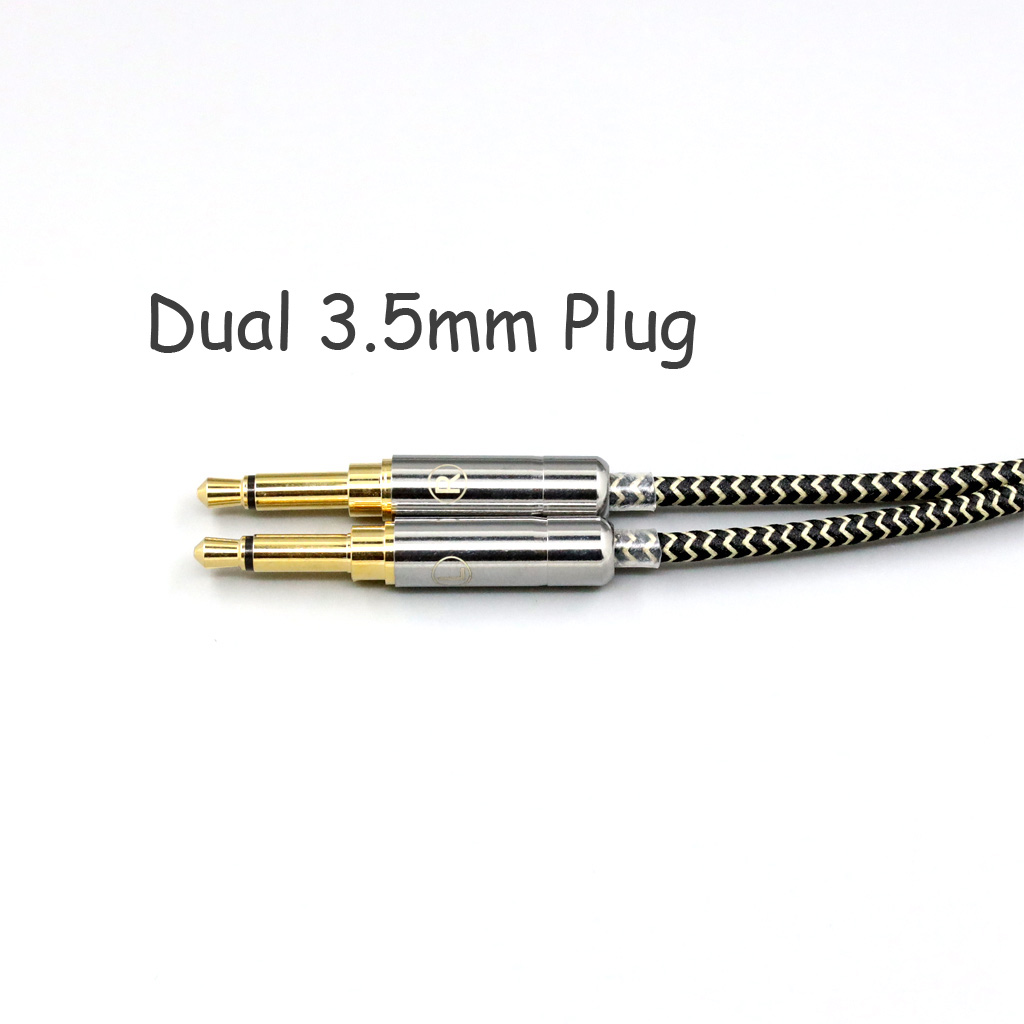 2 Core 2.8mm Litz OFC Earphone Shield Braided Sleeve Cable For Hifiman Sundara Ananda HE1000se HE6se he400i he400se Arya XS