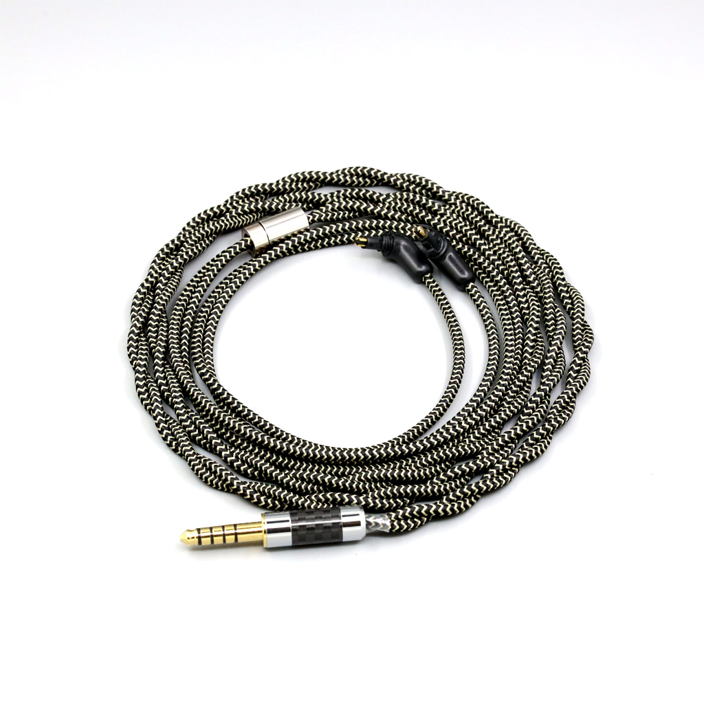 2 Core 2.8mm Litz OFC Earphone Shield Braided Sleeve Cable For Sony MDR-EX1000 MDR-EX600 MDR-EX800 MDR-7550