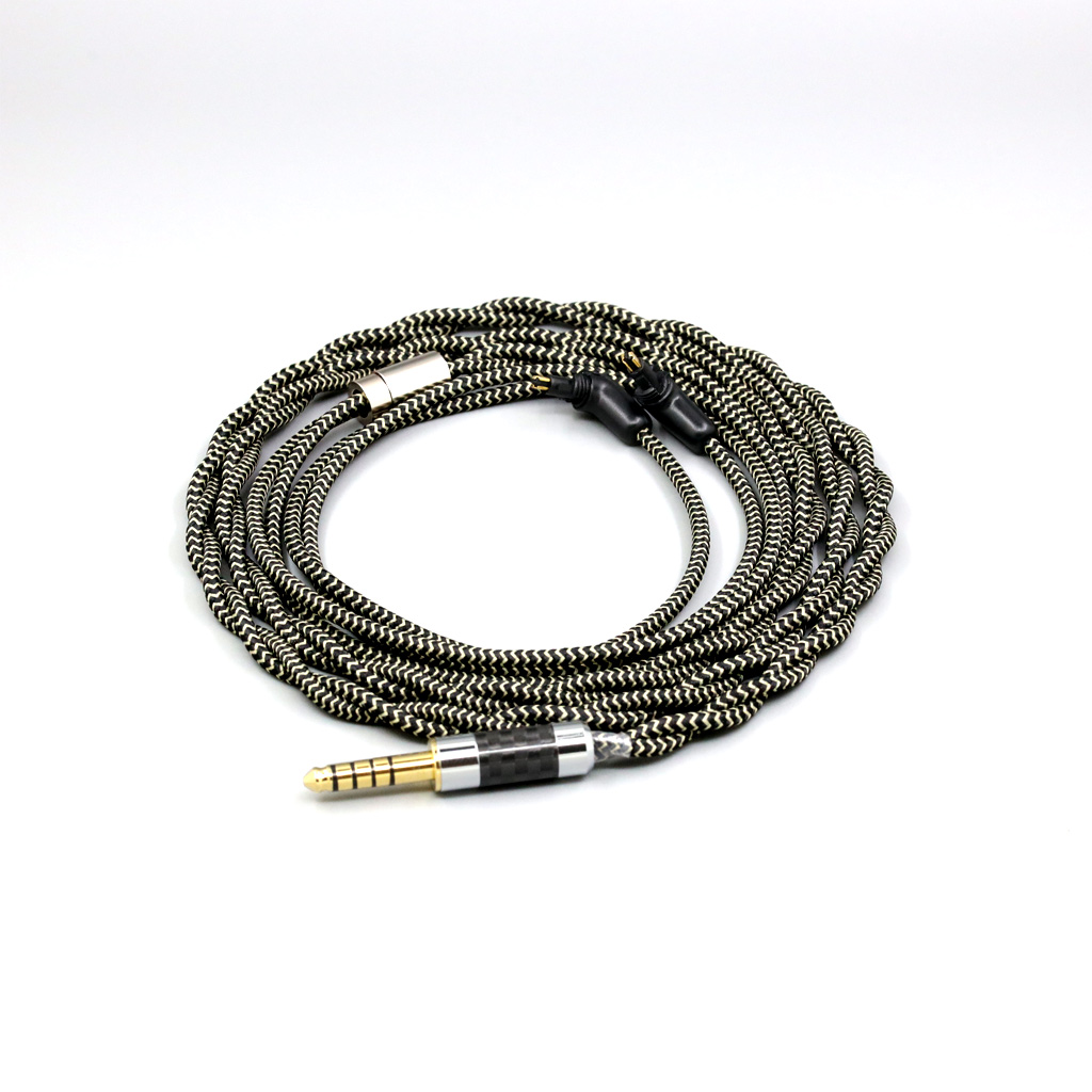 2 Core 2.8mm Litz OFC Earphone Shield Braided Sleeve Cable For Sony MDR-EX1000 MDR-EX600 MDR-EX800 MDR-7550