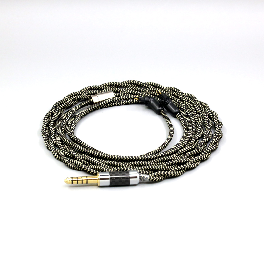 2 Core 2.8mm Litz OFC Earphone Shield Braided Sleeve Cable For Sony MDR-EX1000 MDR-EX600 MDR-EX800 MDR-7550