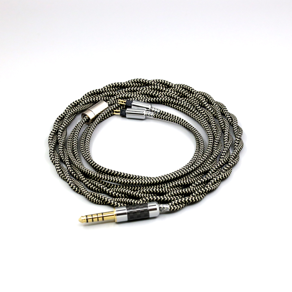 2 Core 2.8mm Litz OFC Earphone Shield Braided Sleeve Cable For TANCHJIM ORIGIN Oxygen 4U OLA lengthened extended 0.78mm pin
