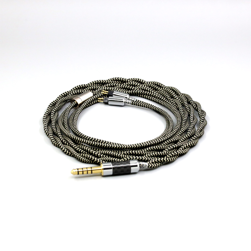 2 Core 2.8mm Litz OFC Earphone Shield Braided Sleeve Cable For TANCHJIM ORIGIN Oxygen 4U OLA lengthened extended 0.78mm pin