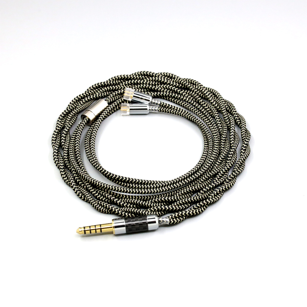 2 Core 2.8mm Litz OFC Earphone Shield Braided Sleeve Cable For UE11 UE18 pro QDC Gemini Gemini-S Anole V3-C V3-S V6-C
