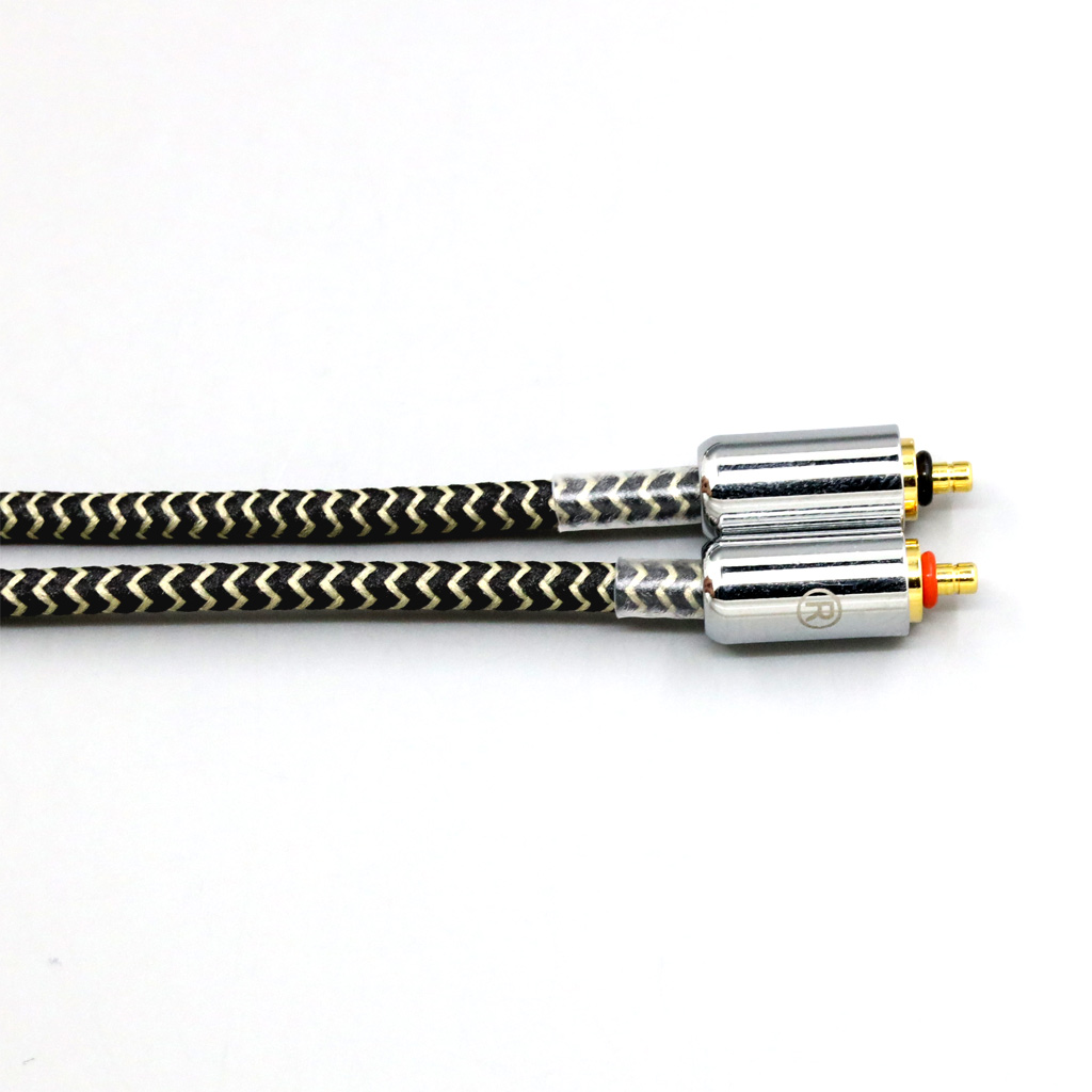 2 Core 2.8mm Litz OFC Earphone Shield Braided Sleeve Cable For UE Live UE6Pro Lighting SUPERBAX IPX