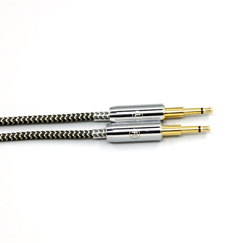 2 Core 2.8mm Litz OFC Earphone Shield Braided Sleeve Cable For Sennheiser HD477 HD497 HD212 PRO EH250 EH350 2.5mm pin