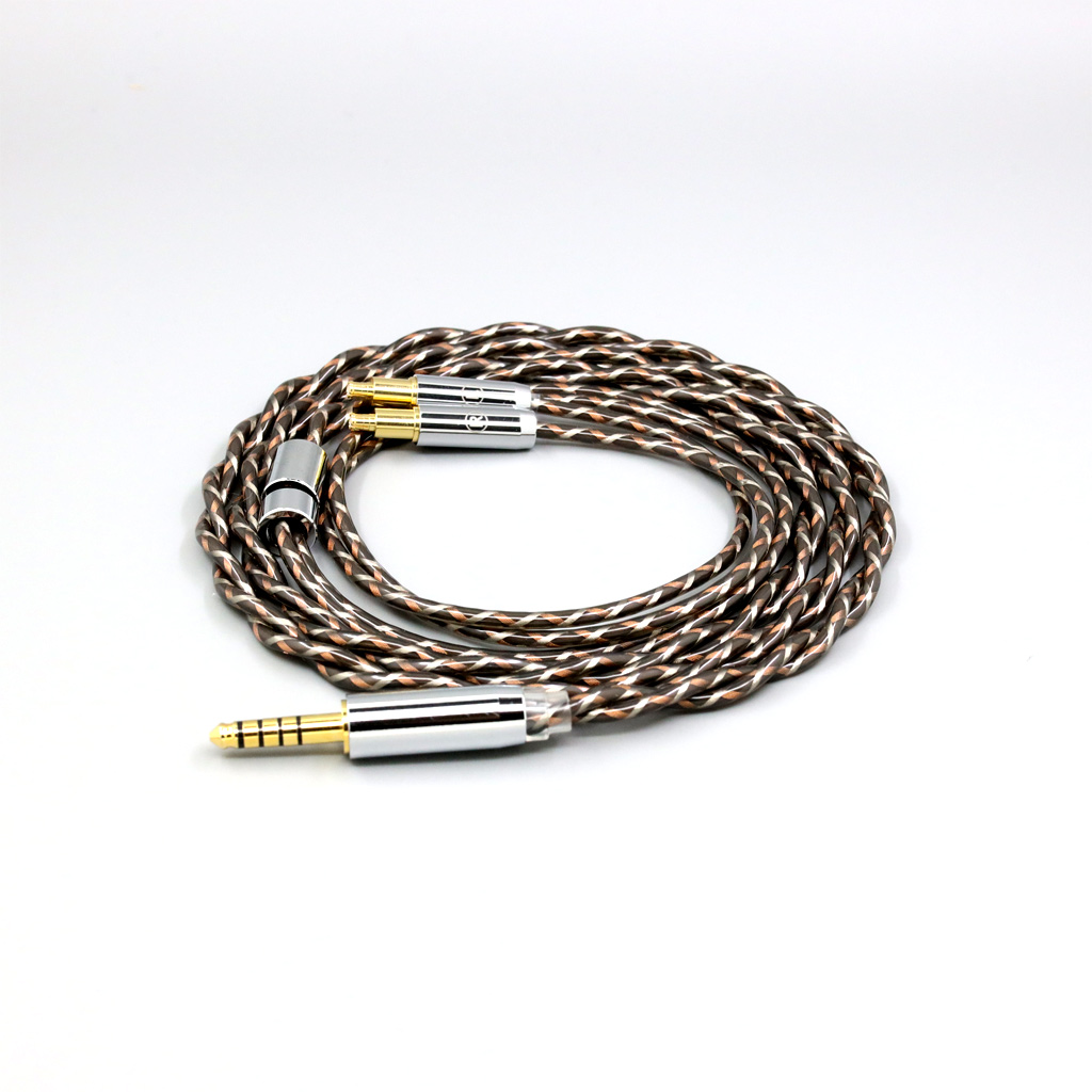 TypeX 25AWG Litz Shielding 7n OCC Earphone Cable For Audio Technica ATH-ADX5000 ATH-MSR7b 770H 990H A2DC Headphone