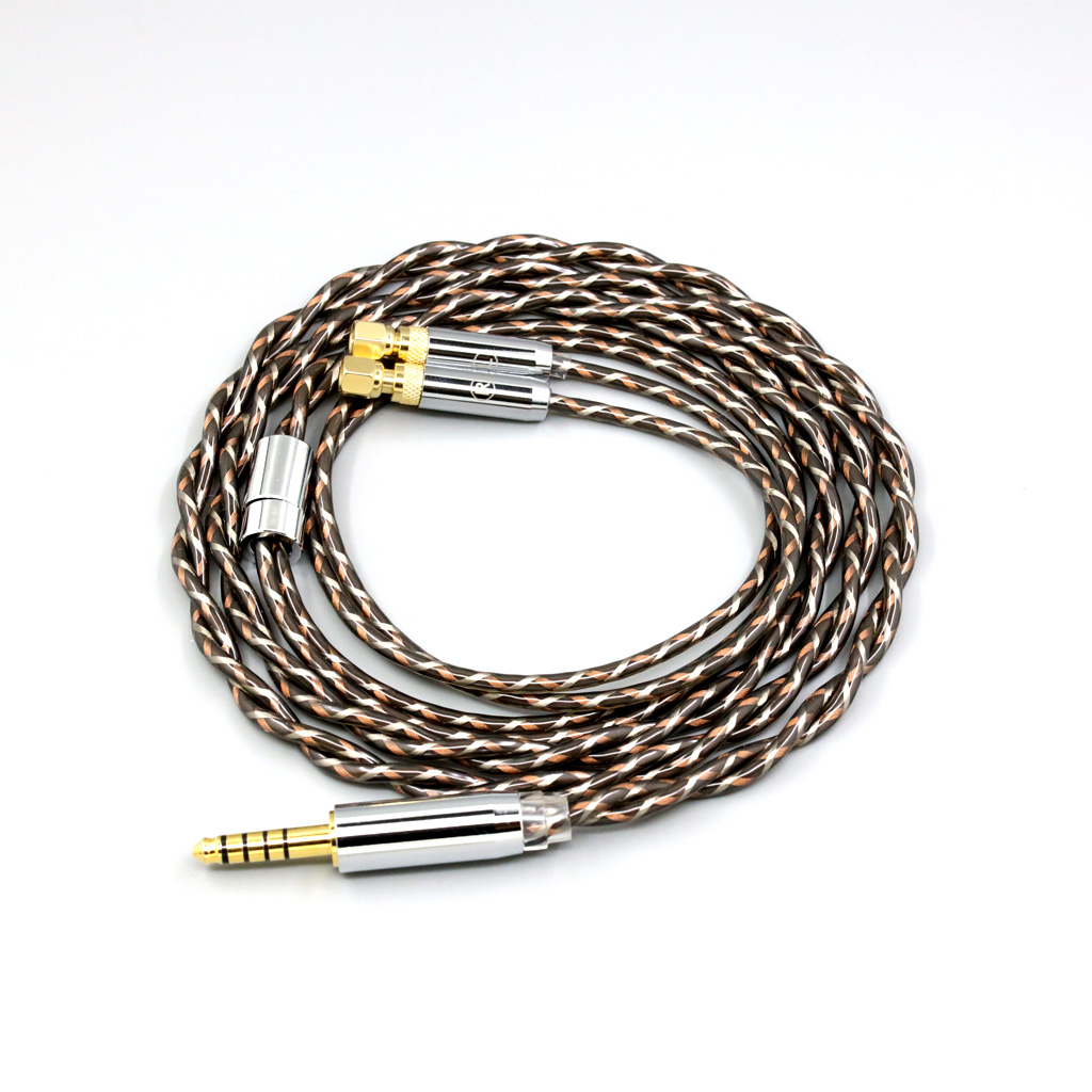 TypeX 25AWG Litz Shielding 7n OCC Earphone Cable For HiFiMan HE400 HE5 HE6 HE300 HE4 HE500 HE6 Headphone