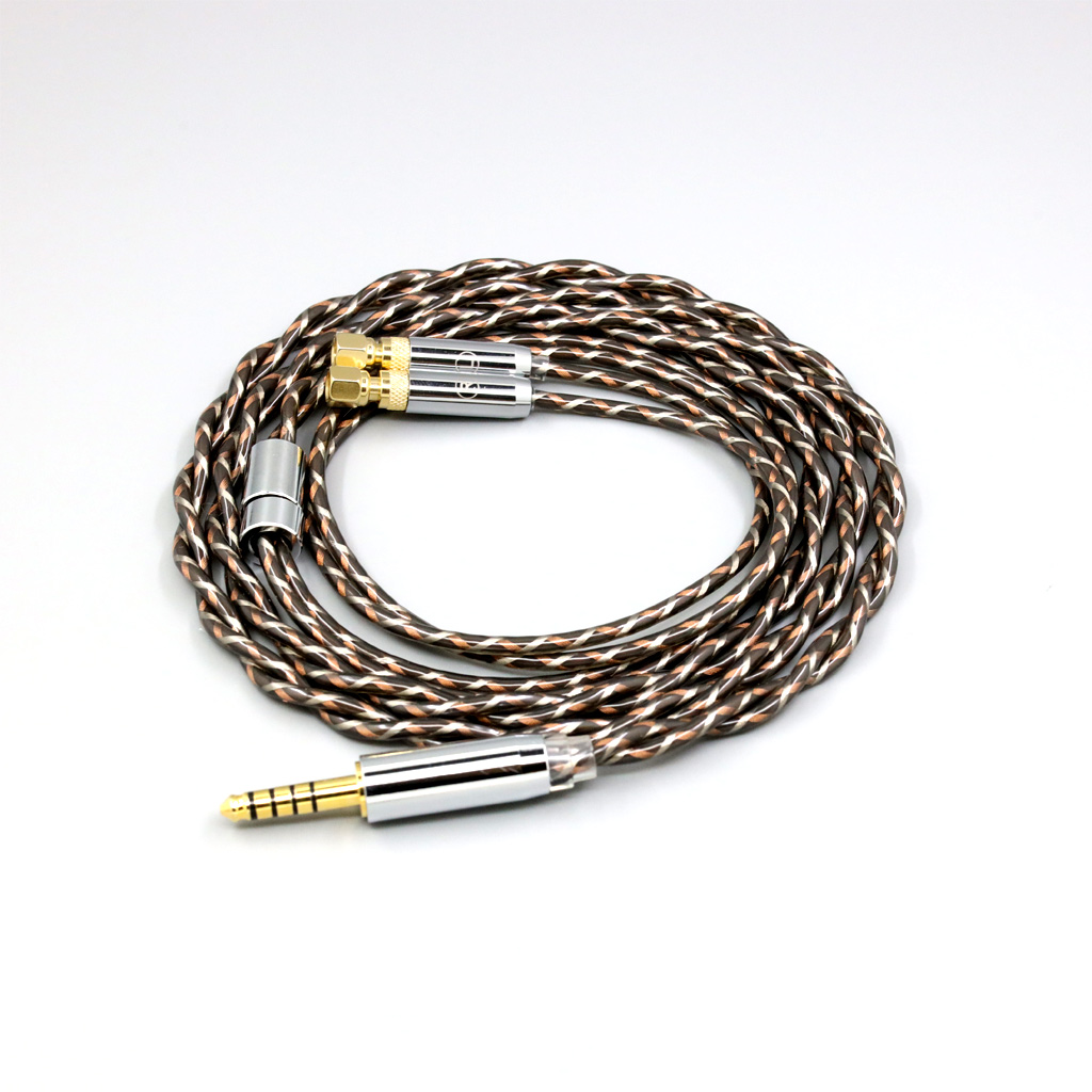 TypeX 25AWG Litz Shielding 7n OCC Earphone Cable For HiFiMan HE400 HE5 HE6 HE300 HE4 HE500 HE6 Headphone