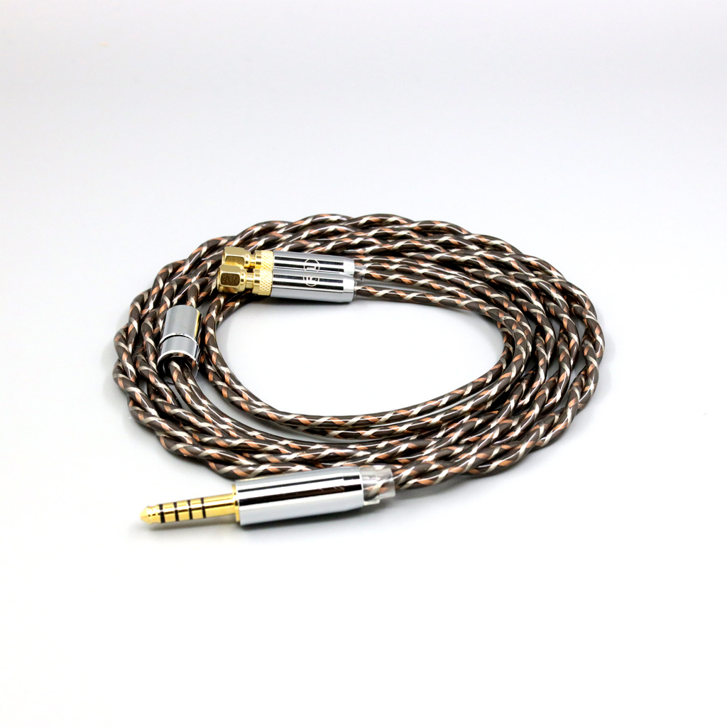 TypeX 25AWG Litz Shielding 7n OCC Earphone Cable For HiFiMan HE400 HE5 HE6 HE300 HE4 HE500 HE6 Headphone