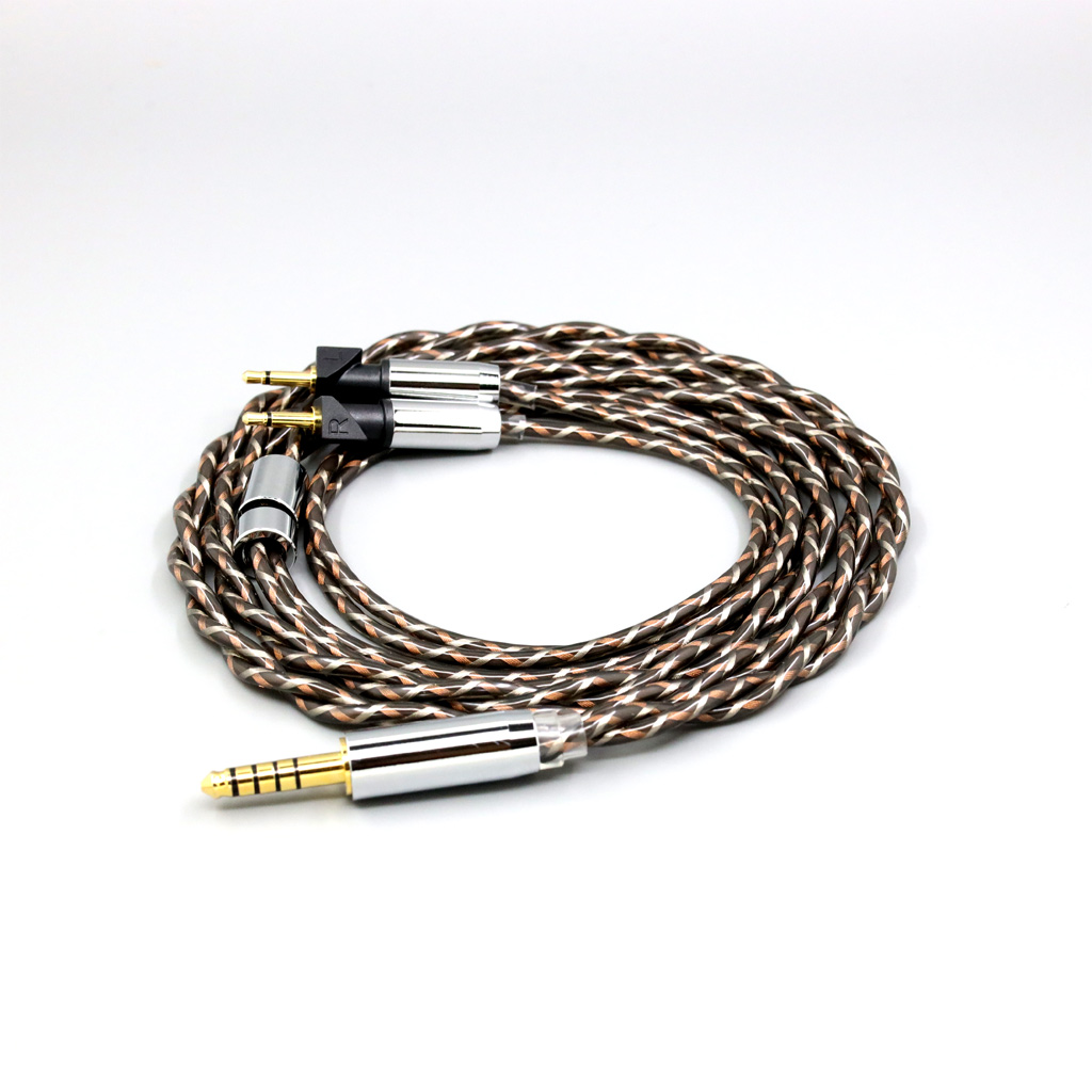 TypeX 25AWG Litz Shielding 7n OCC Earphone Cable For Abyss Diana v2 phi TC X1226lite 1:1 headphone pin