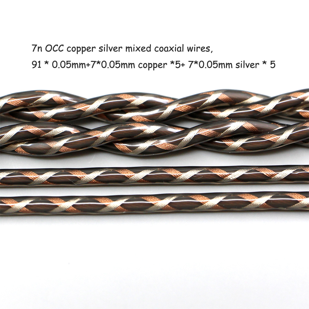 TypeX Litz Shielding 7n OCC Earphone Cable For Hifiman Sundara Ananda v3 HE1000se HE1000v2 HE6se he400se Arya XS He-35x
