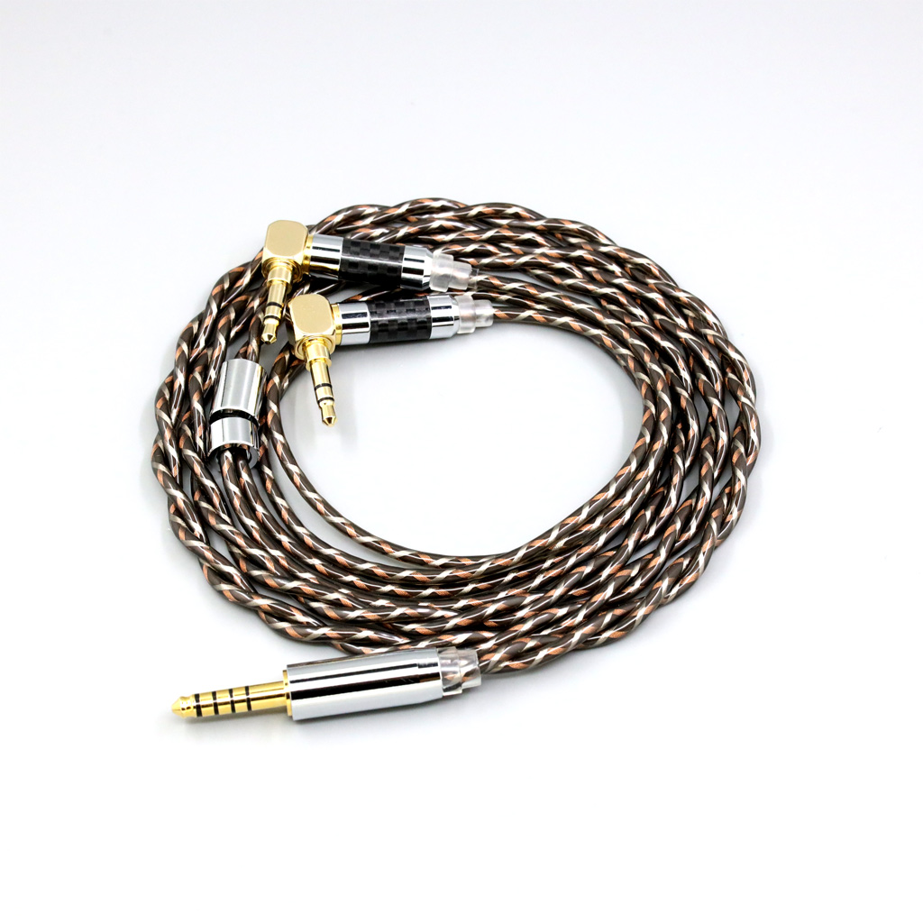 TypeX 25AWG Litz Shielding 7n OCC Earphone Cable For Verum 1 One Headphone Headset L Shape 3.5mm Pin