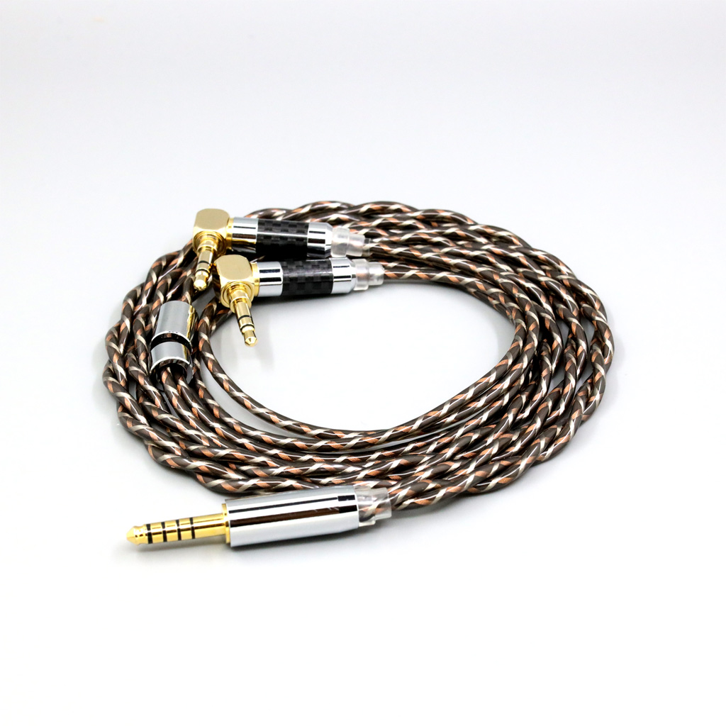 TypeX 25AWG Litz Shielding 7n OCC Earphone Cable For Verum 1 One Headphone Headset L Shape 3.5mm Pin