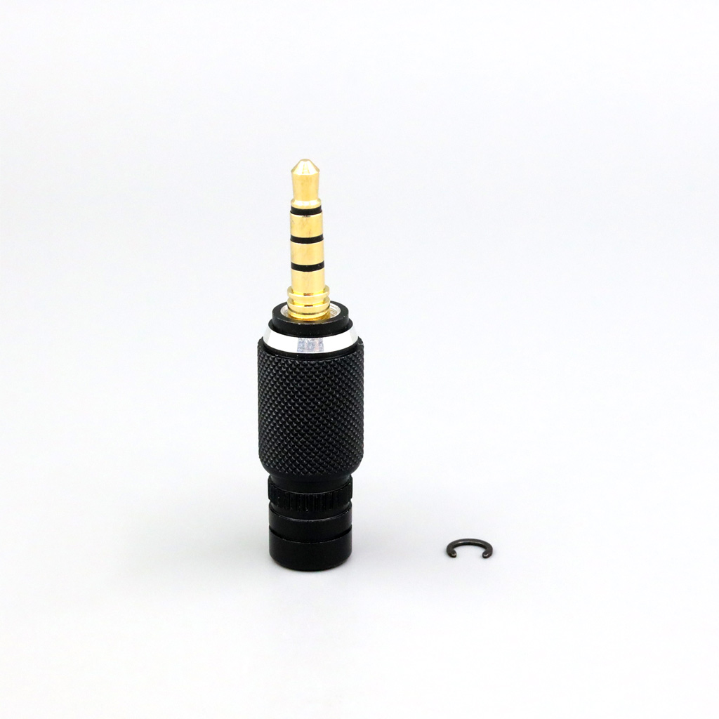 1pcs DIY Custom Earphone Headphone Pin Plug For Sony MDR-MV1 6mm tailed cable Hole