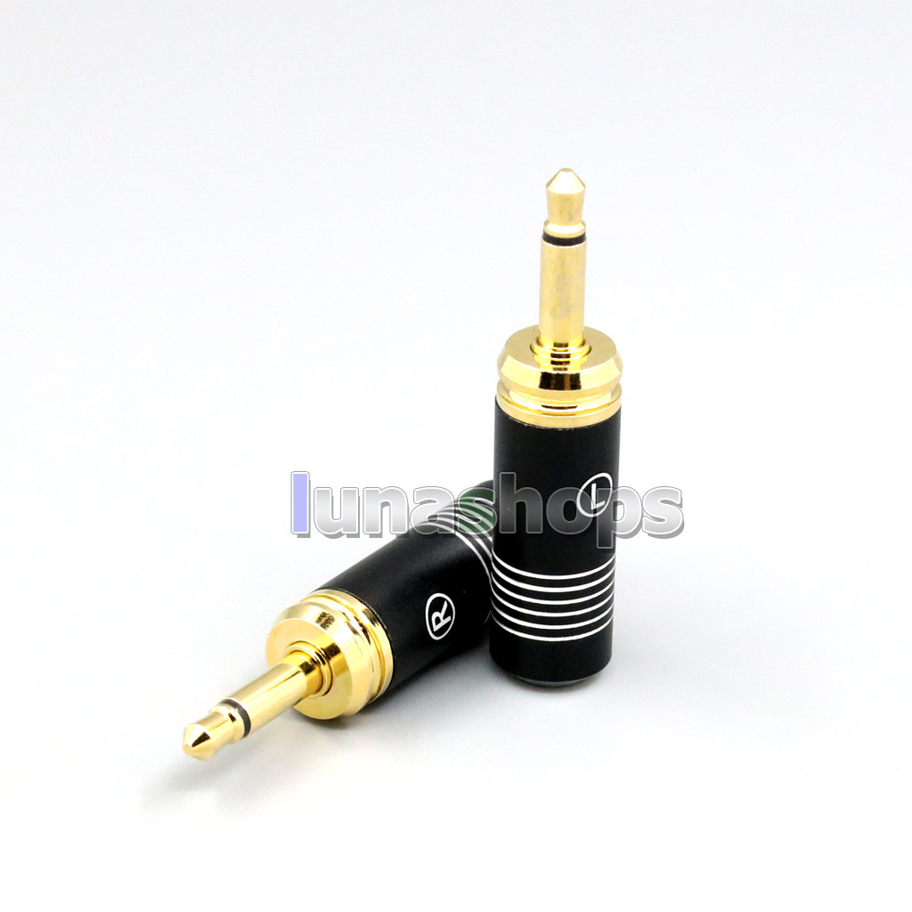 Metal Version DIY Custom Earphone Headphone 3.5mm Pin For Focal Clear Elear Elex Elegia Stellia 6mm tailed hole
