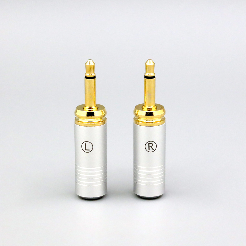 Metal Version DIY Custom Earphone Headphone 3.5mm Pin For Focal Clear Elear Elex Elegia Stellia 6mm tailed hole