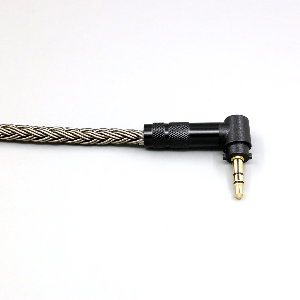 16 Core Grey Silver plated Earphone Cable For Fostex T50RP Mk3 T40RP Mk2 T20RP Mk2 Dekoni Audio Headphone