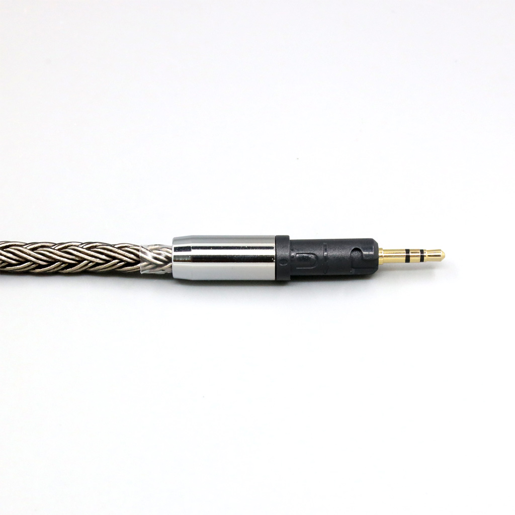 16 Core Grey Silver plated Earphone Cable For Audio Technica ATH-M50x ATH-M40x ATH-M70x ATH-M60x