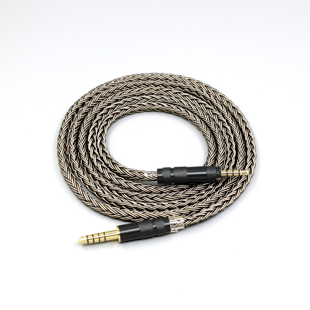 16 Core Grey Silver plated Earphone Cable For Rode NTH-100 NTH-100m over-ear headphone
