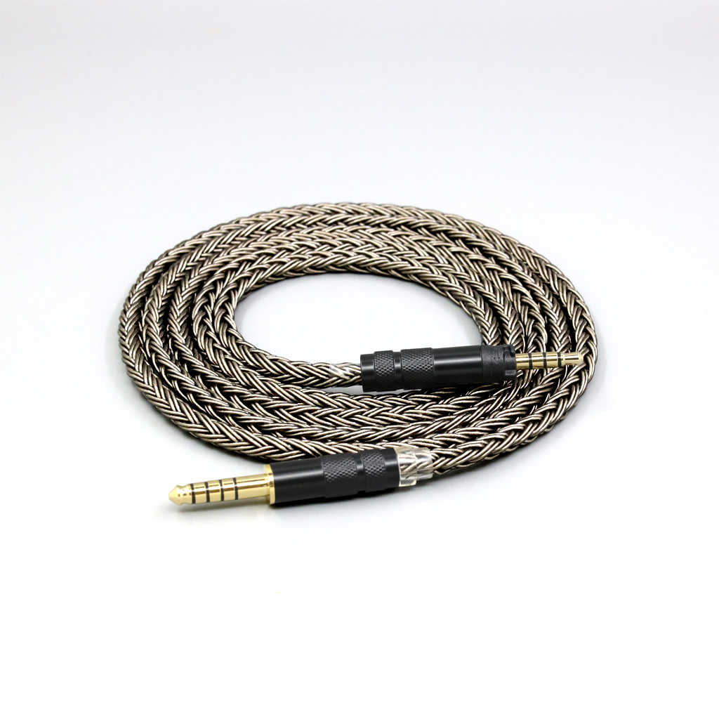 16 Core Grey Silver plated Earphone Cable For Rode NTH-100 NTH-100m over-ear headphone