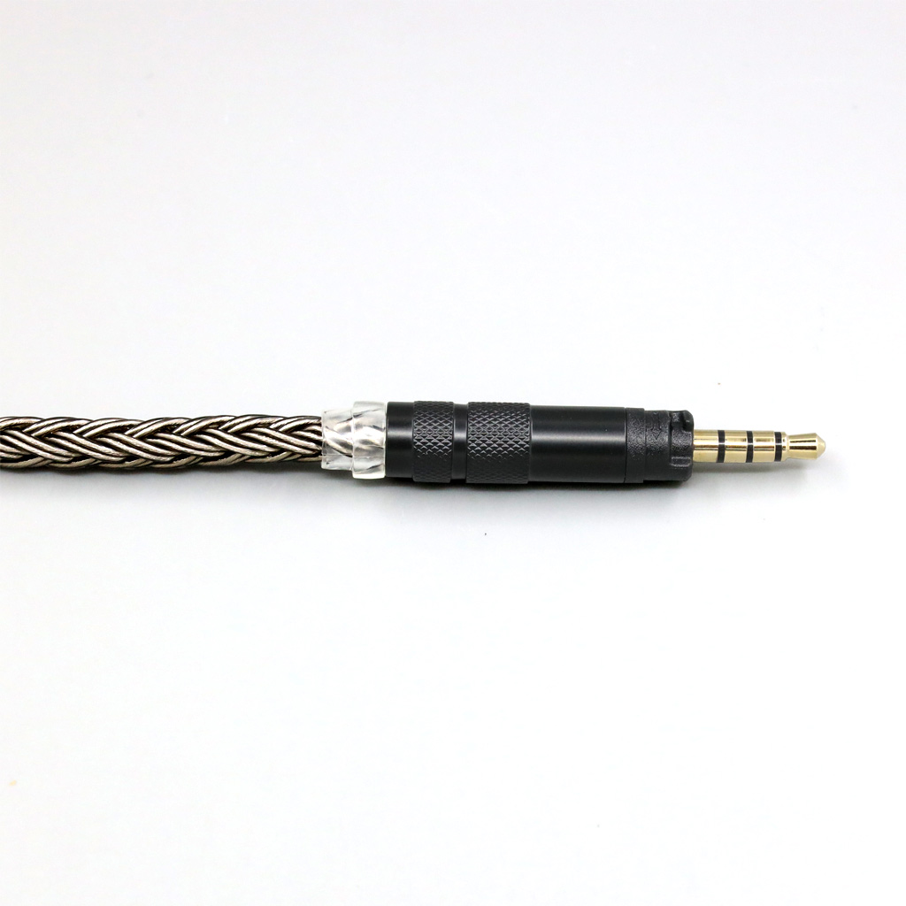 16 Core Grey Silver plated Earphone Cable For Rode NTH-100 NTH-100m over-ear headphone