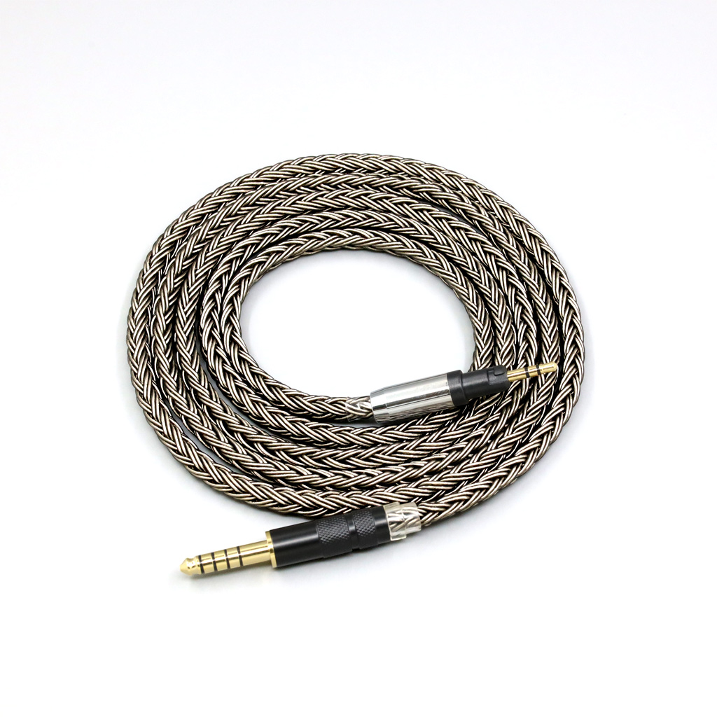 16 Core Grey Silver plated Earphone Cable For Austrian Audio Hi-X15 Hi-X65 Hi-X50 X55 Headphone