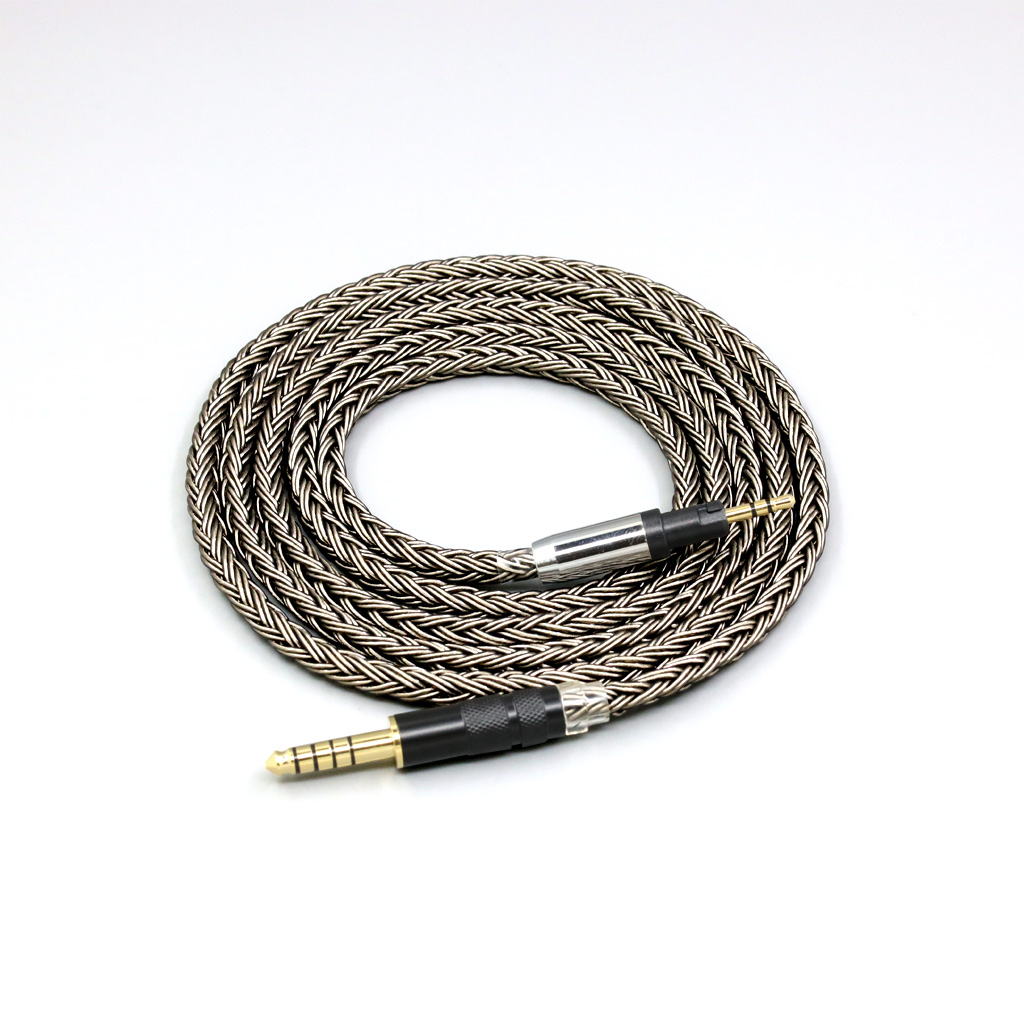 16 Core Grey Silver plated Earphone Cable For Austrian Audio Hi-X15 Hi-X65 Hi-X50 X55 Headphone