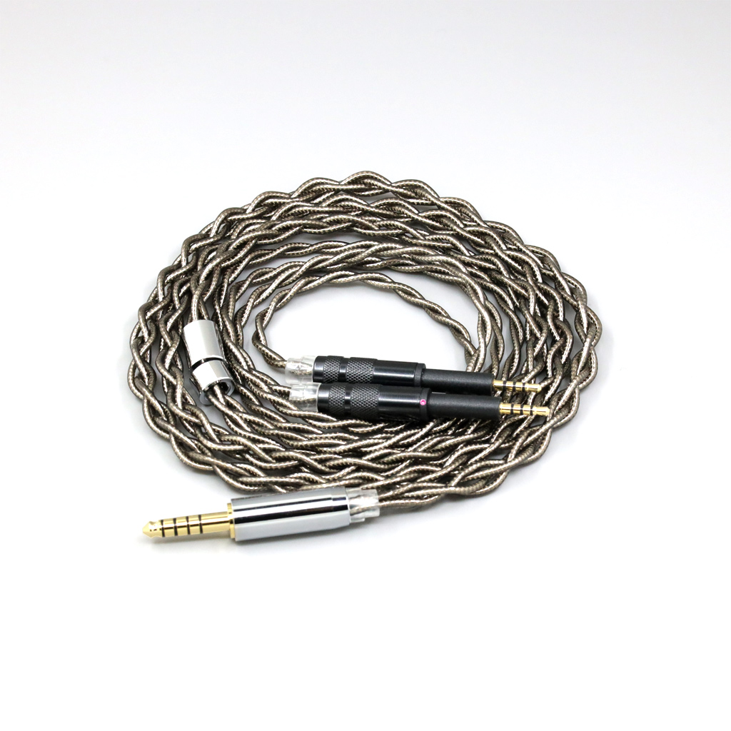 99% Pure Silver Palladium + Graphene Gold Earphone Cable For DROP + Grell OAE1 OAE2 Headphone