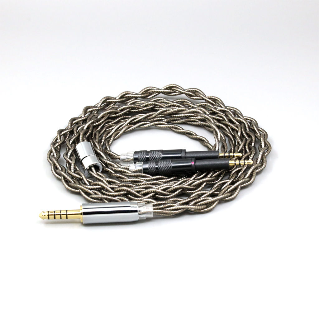 99% Pure Silver Palladium + Graphene Gold Earphone Cable For DROP + Grell OAE1 OAE2 Headphone