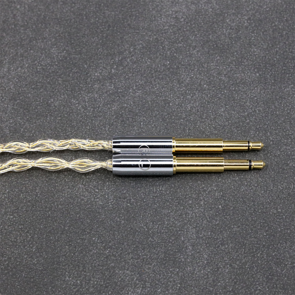 8 Core 99% 7n Pure Silver 24k Gold Plated Earphone Cable For Meze 99 Classics NEO NOIR Headset Headphone