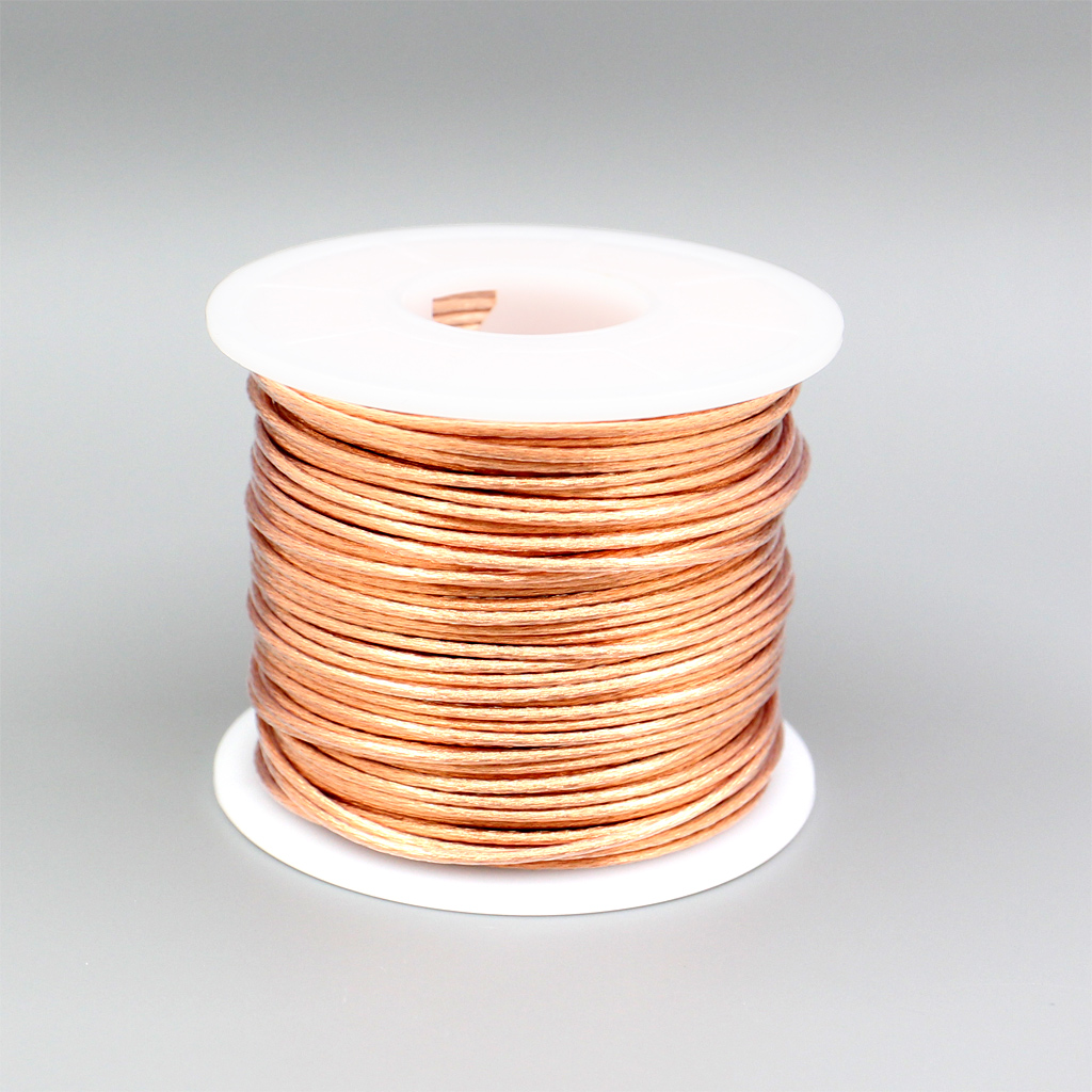 50m 7N OCC Signal Audio Power Custom DIY Headphone Cable 378*0.05mm Dia:1.4mm