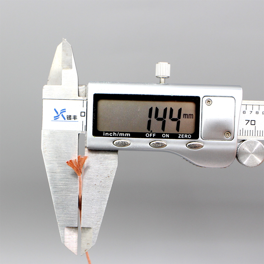 50m 7N OCC Signal Audio Power Custom DIY Headphone Cable 378*0.05mm Dia:1.4mm