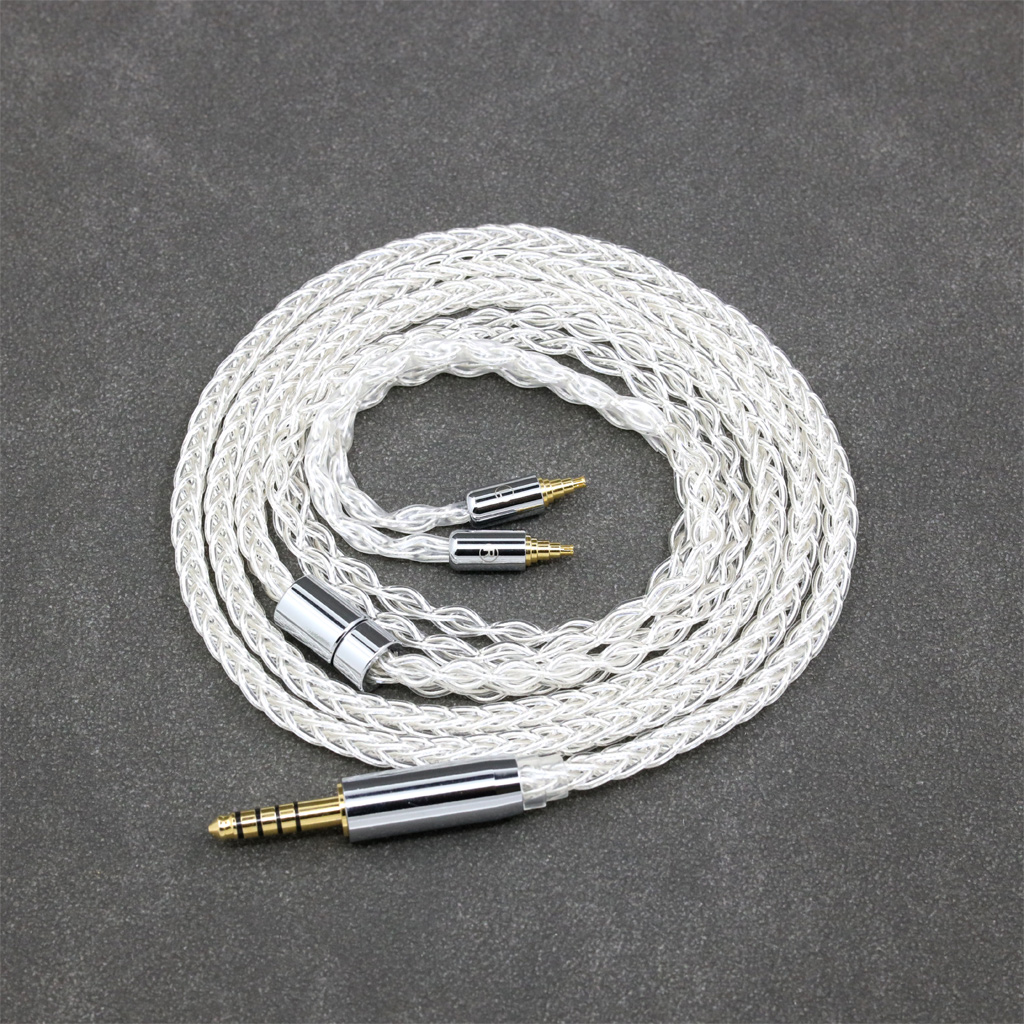 8 Core 99% 7n Pure Silver Palladium Earphone Cable For Sennheiser IE40 Pro IE40pro