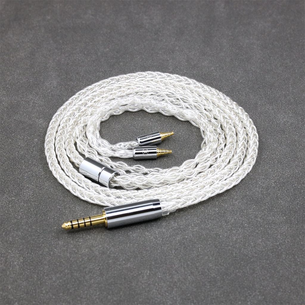 8 Core 99% 7n Pure Silver Palladium Earphone Cable For Sennheiser IE40 Pro IE40pro